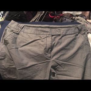 Capri pinstriped slacks